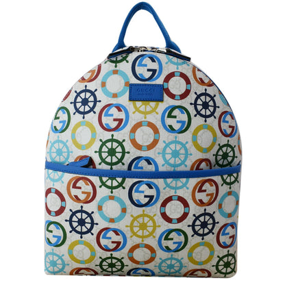 GUCCI Children's Printed GG Coated Canvas Backpack Multicolor 271327