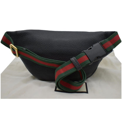 GUCCI Print Small Leather Belt Waist Bum Bag Black 527792 - 10% OFF