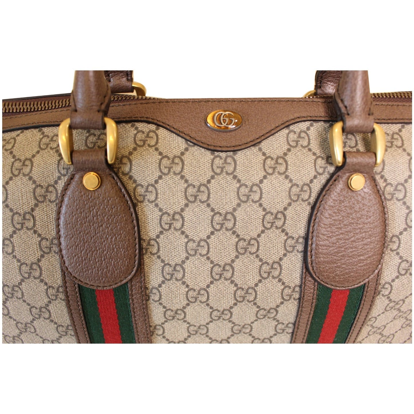 GUCCI Ophidia GG Large Carry-On Supreme Canvas Duffle Bag Beige 598152 - 20% OFF