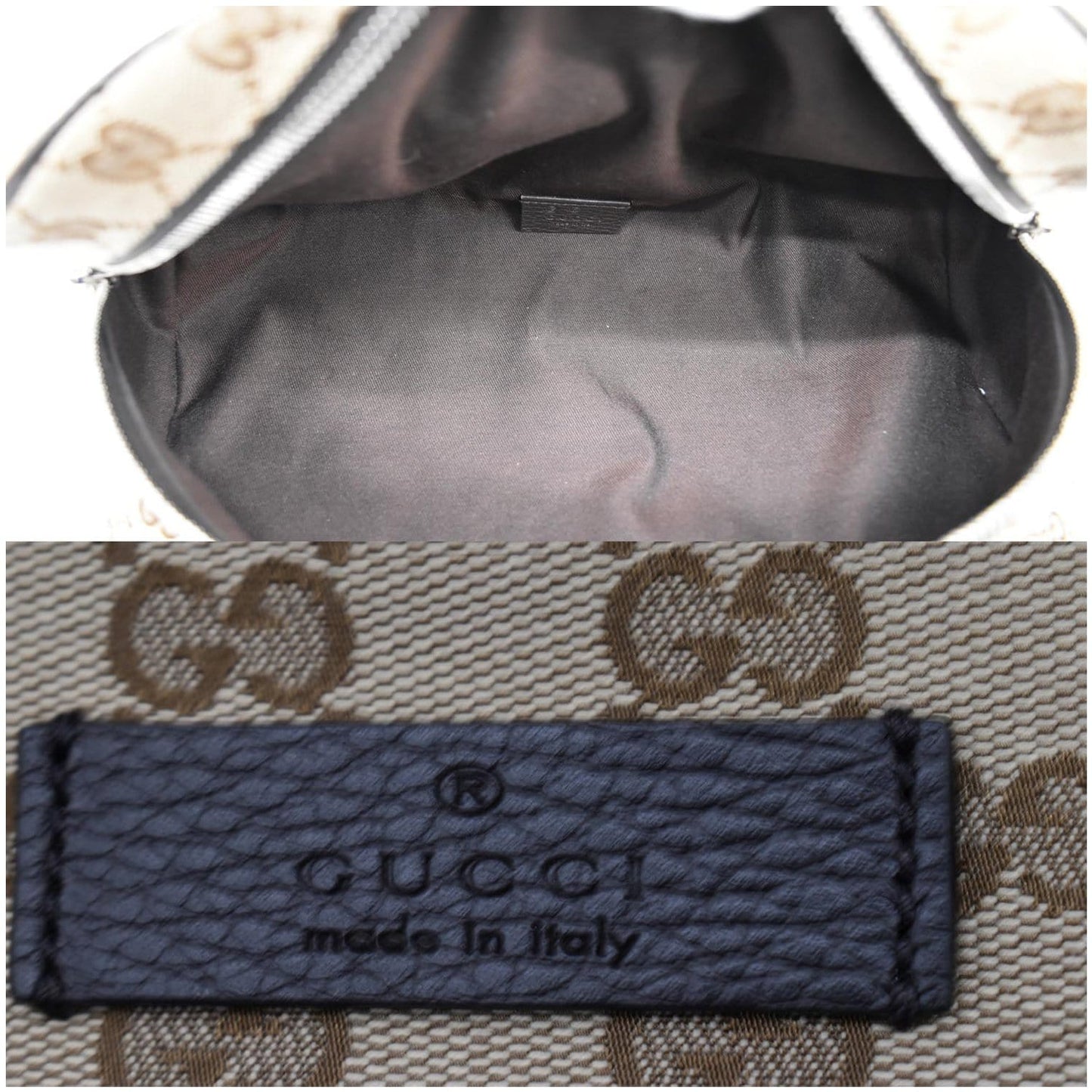 GUCCI Waist Pouch GG Canvas Belt Bag Beige 630915 - 25% OFF