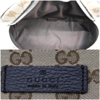 GUCCI Waist Pouch GG Canvas Belt Bag Beige 630915 - 25% OFF