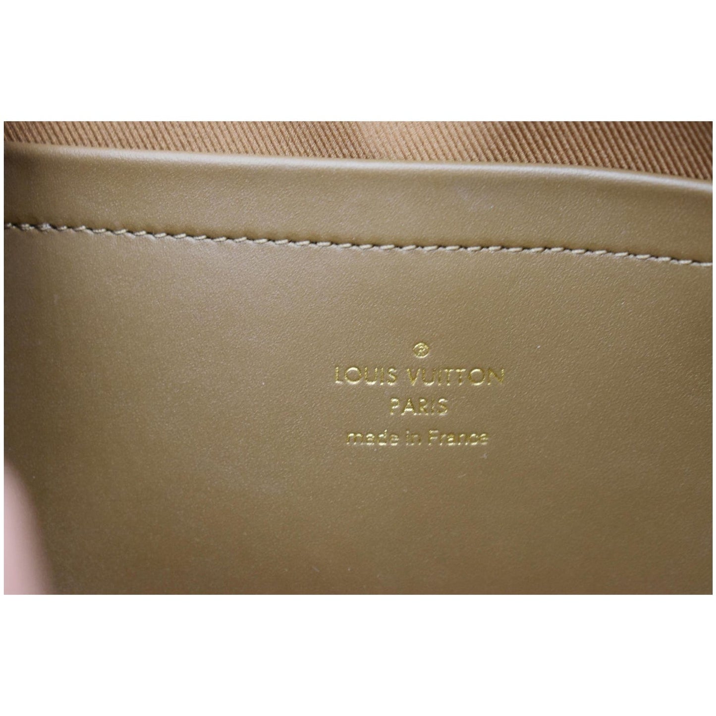 LOUIS VUITTON Utility Monogram Canvas Crossbody Bag Brown