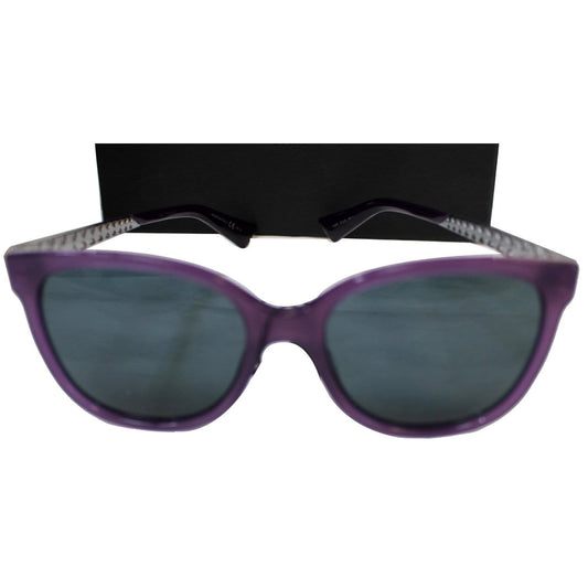Christian Dior Diorama Women DIORAMA3N V06 Violet Blue Sunglasses Grey Lens