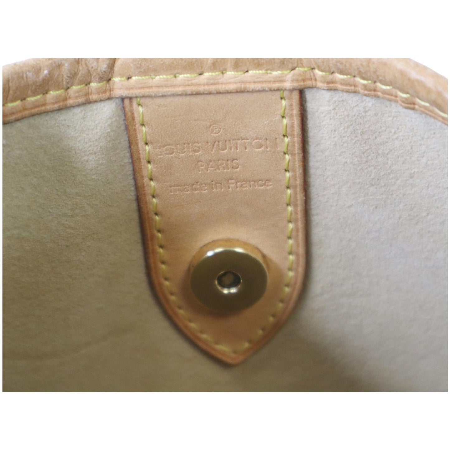 LOUIS VUITTON Galliera GM Monogram Canvas Shoulder Bag Brown