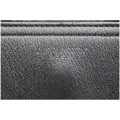 YVES SAINT LAURENT Amber Medium Leather Tote Bag Black