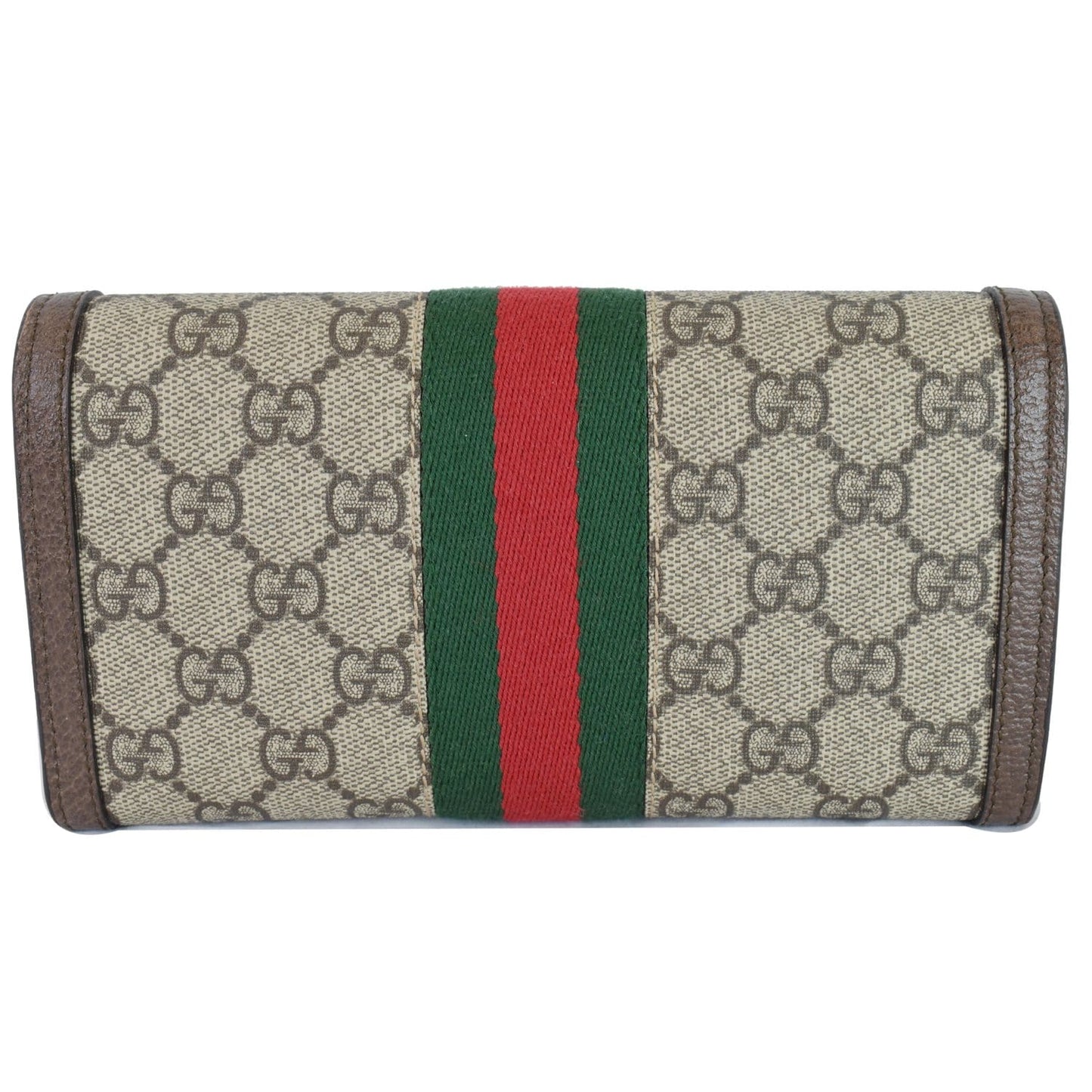 Gucci Ophidia GG Continental Supreme Canvas Wallet Beige 523153