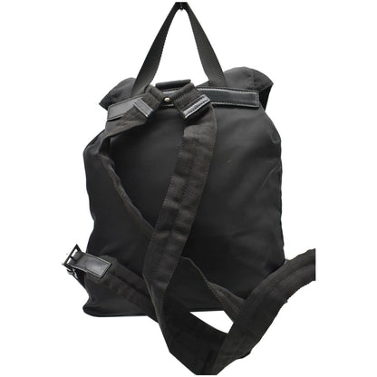 PRADA Nylon Backpack Bag Black
