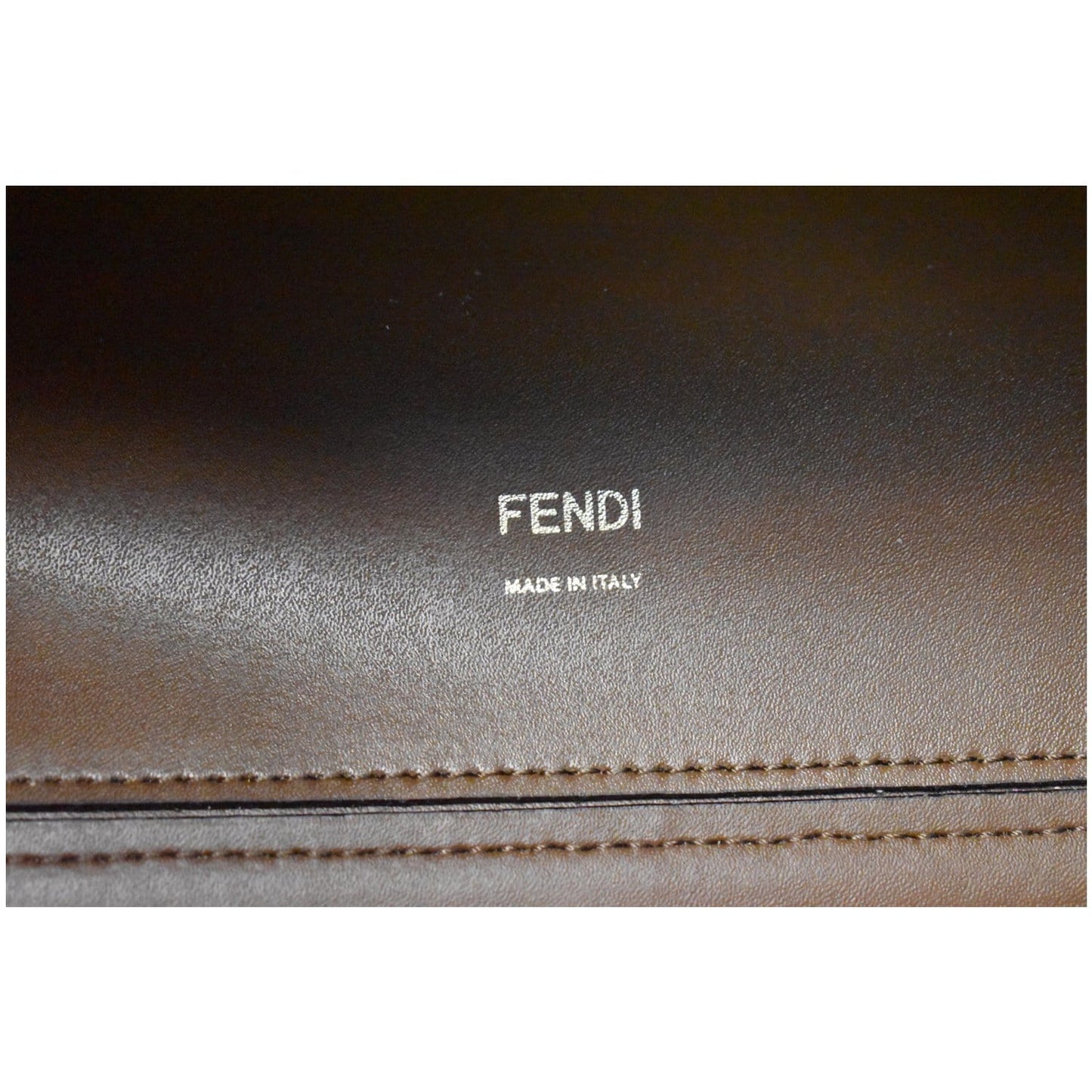 FENDI Runaway Large Perforated Leather Shopper Tote Bag Beige
