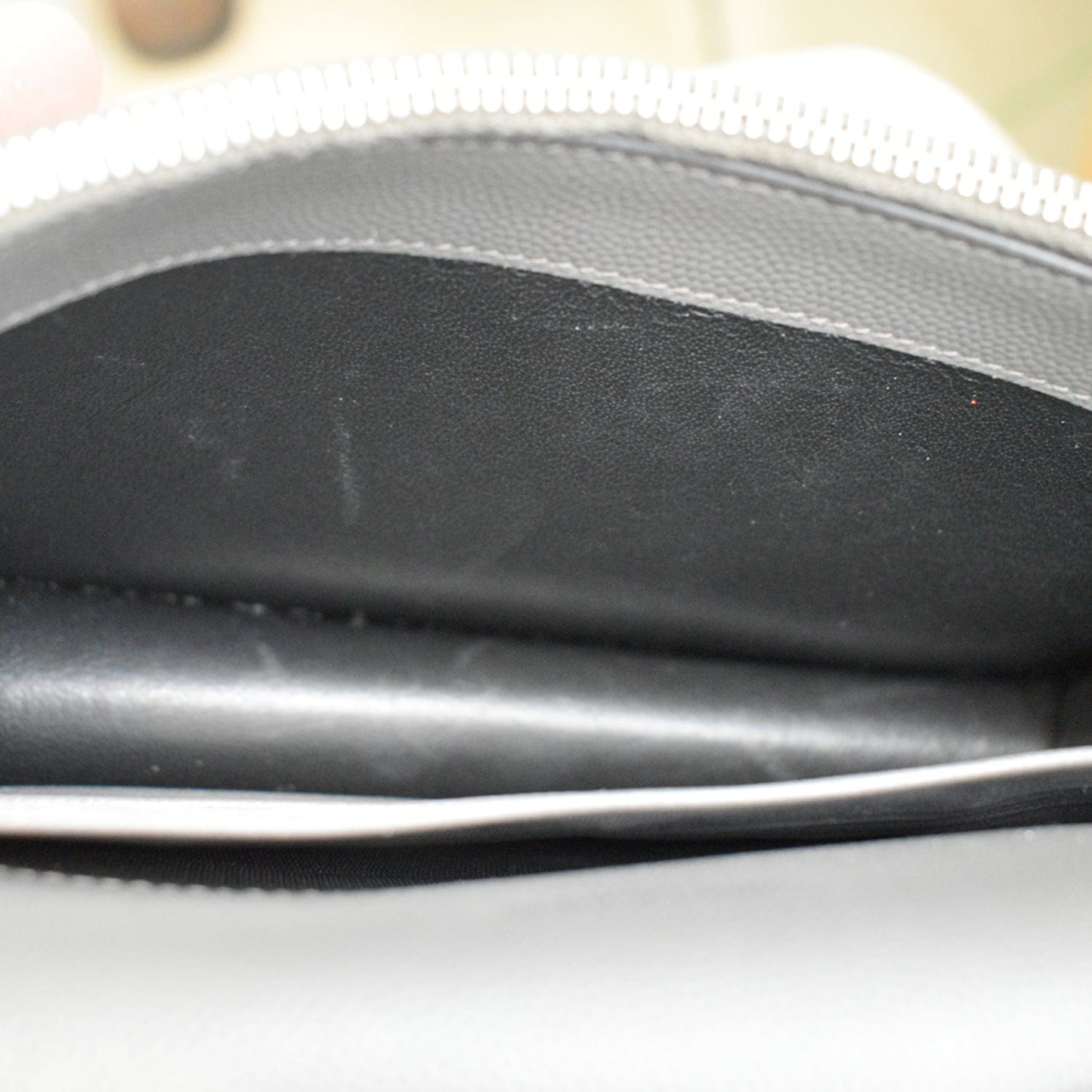 YVES SAINT LAURENT Small Kate Tassel Leather Shoulder Bag Grey - Hot Deals