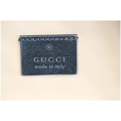 GUCCI Trapuntta Calfskin Leather Belt Crossbody Bag Black 572298
