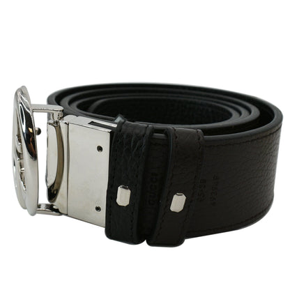 GUCCI  GG Reversible Leather Belt Black/Brown 449715 Size 95.38