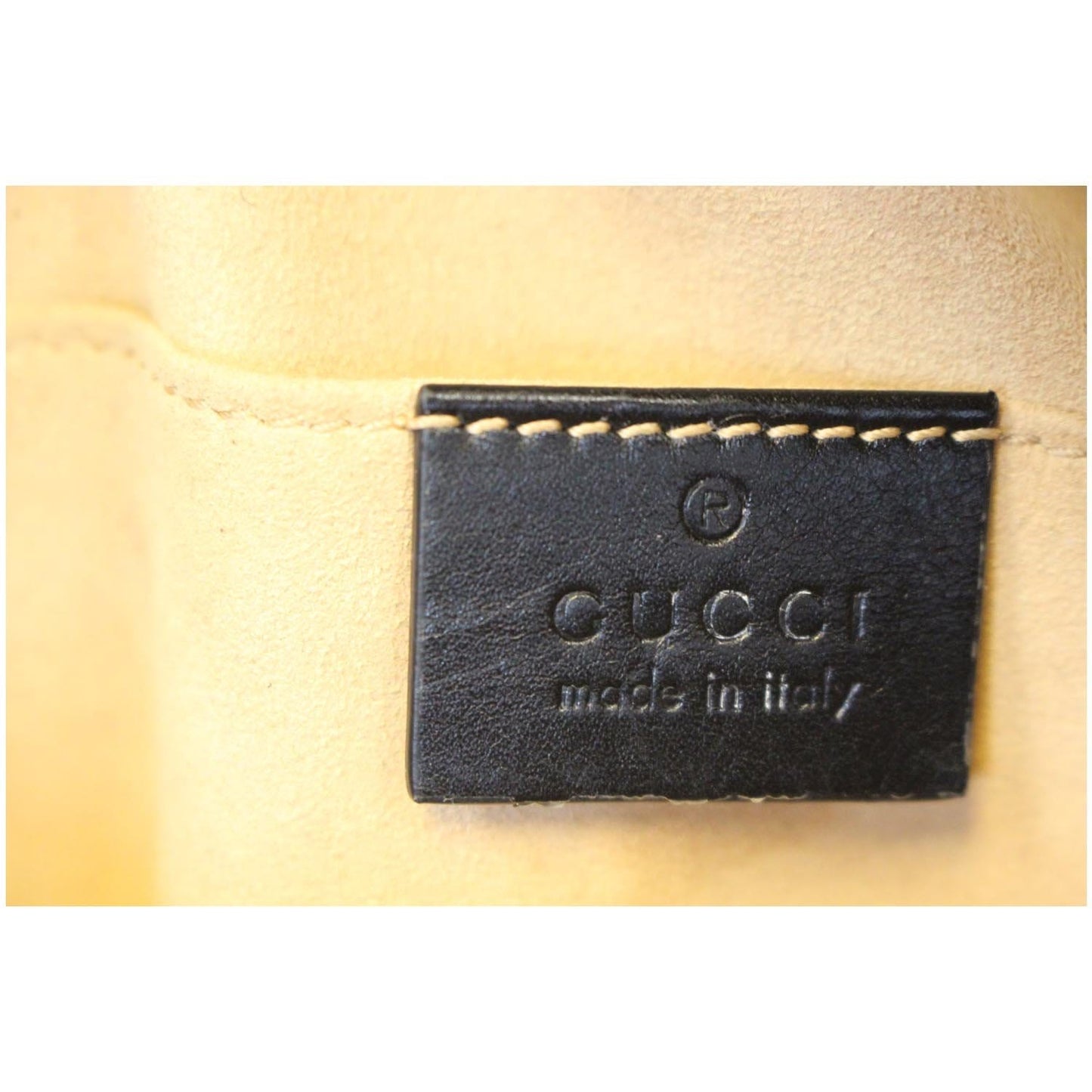 GUCCI GG Marmont Matelasse Black Leather Belt Bag 476434