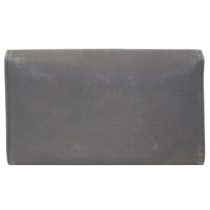 PRADA Nylon Bifold Long Wallet Black