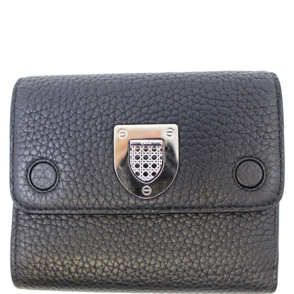 Christian Dior Noir Black Leather Wallet