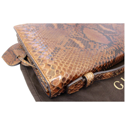 GUCCI Lady Lock Python Small Top Handle Satchel Bag 331823 - Last Call