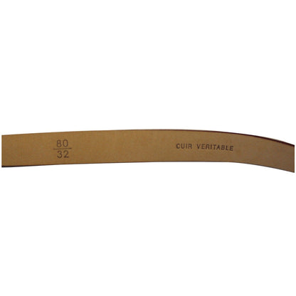 CHANEL Black/Red Leather Women's Belt Size 36 - Last Call