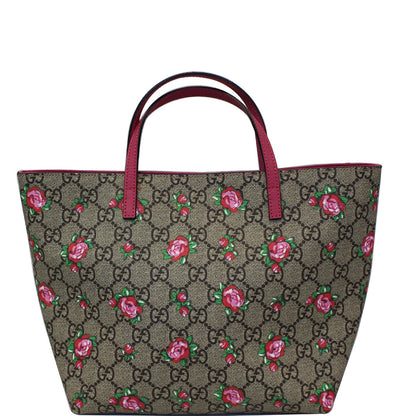 GUCCI GG Supreme Canvas Tote Bag Beige 410812