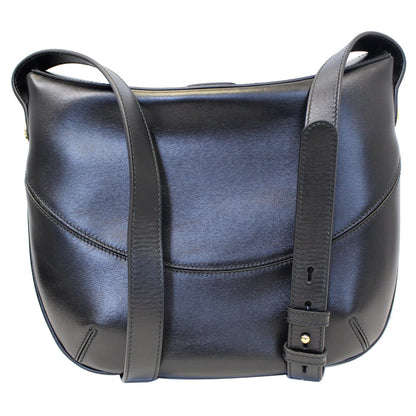 GUCCI Arli Medium Calfskin Leather Shoulder Bag 568857 Black