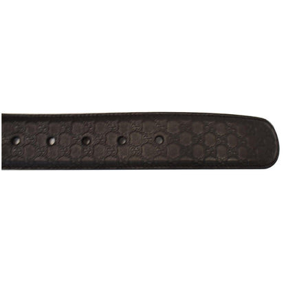 GUCCI Microguccissima Leather Belt Brown Size 100/44