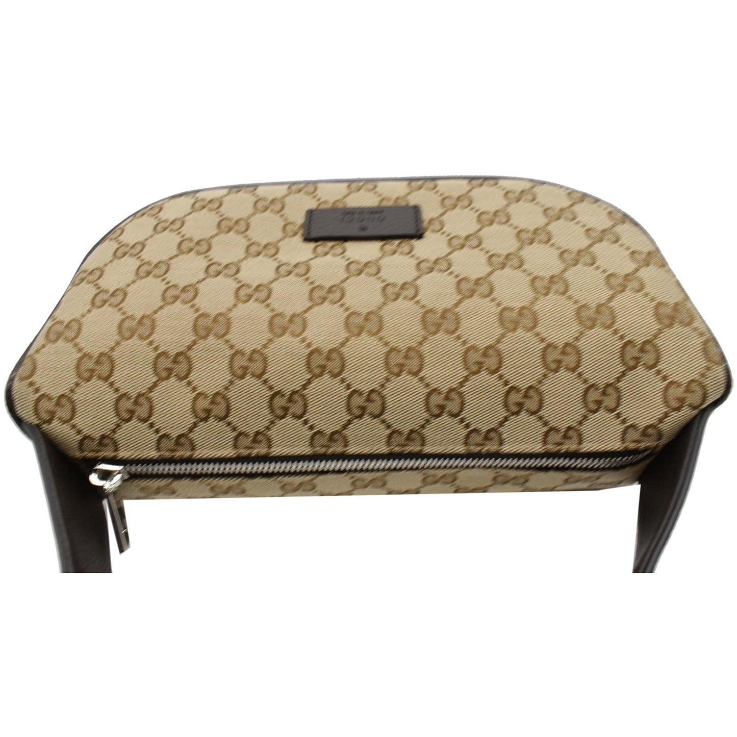 GUCCI Waist Pouch GG Canvas Belt Bag Beige 630915 - 25% OFF