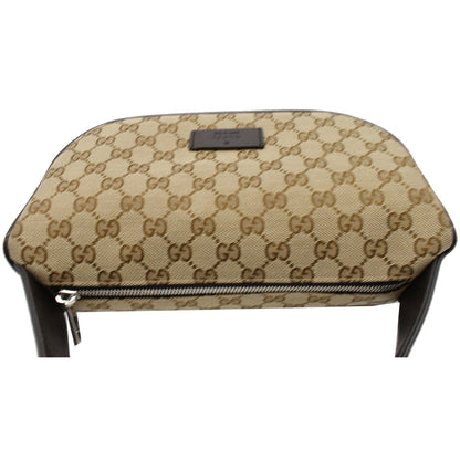 GUCCI Waist Pouch GG Canvas Belt Bag Beige 630915 - 25% OFF