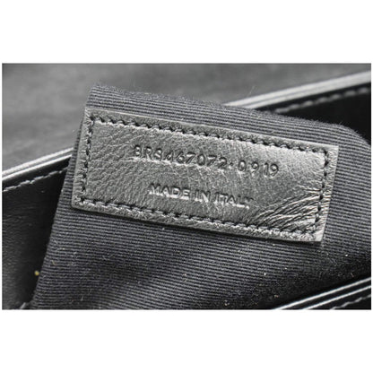 YVES SAINT LAURENT Loulou Toy Matelasse Leather Crossbody Bag Black