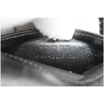 YVES SAINT LAURENT WOC Crocodile-Embossed Shoulder Bag Black  - Hot Deals