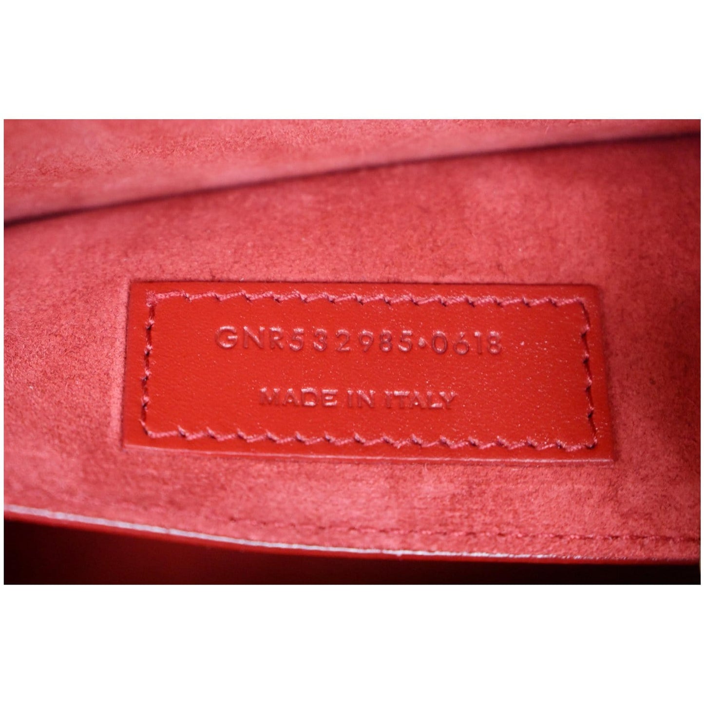 YVES SAINT LAURENT Betty Smooth Leather Shoulder Bag Red
