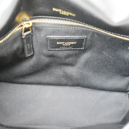 YVES SAINT LAURENT Niki Medium Leopard Print Leather Shoulder Bag Multicolor