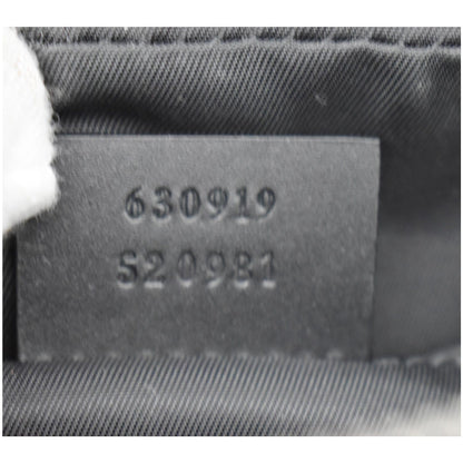 GUCCI Web Monogram Canvas Slim Belt Bag Black 630919 - 25% OFF