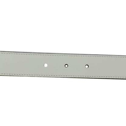 GUCCI  Horsebit Interlocking Leather Belt White 550122 Size 95/38
