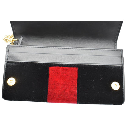 PRADA Cahier Velvet Clutch Bag Multicolor