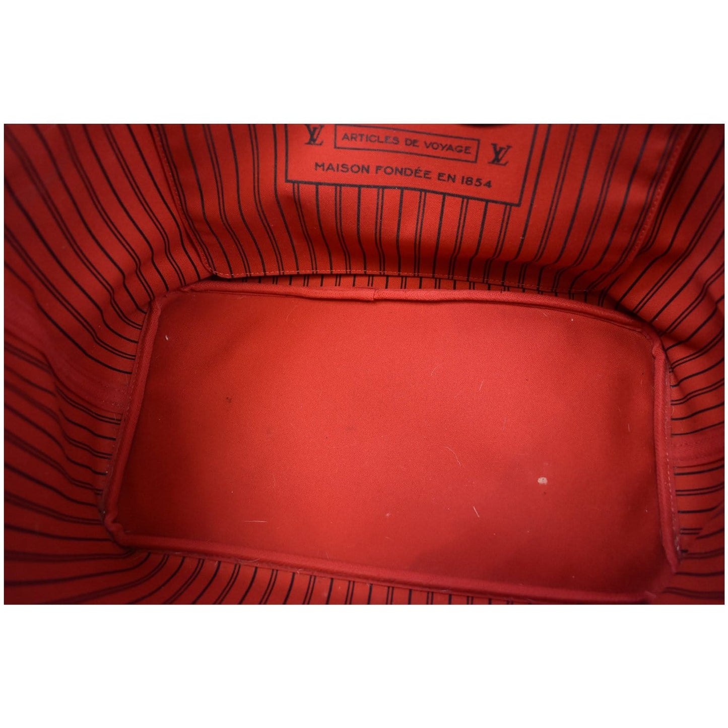 LOUIS VUITTON Neverfull GM Damier Ebene Shoulder Bag Brown