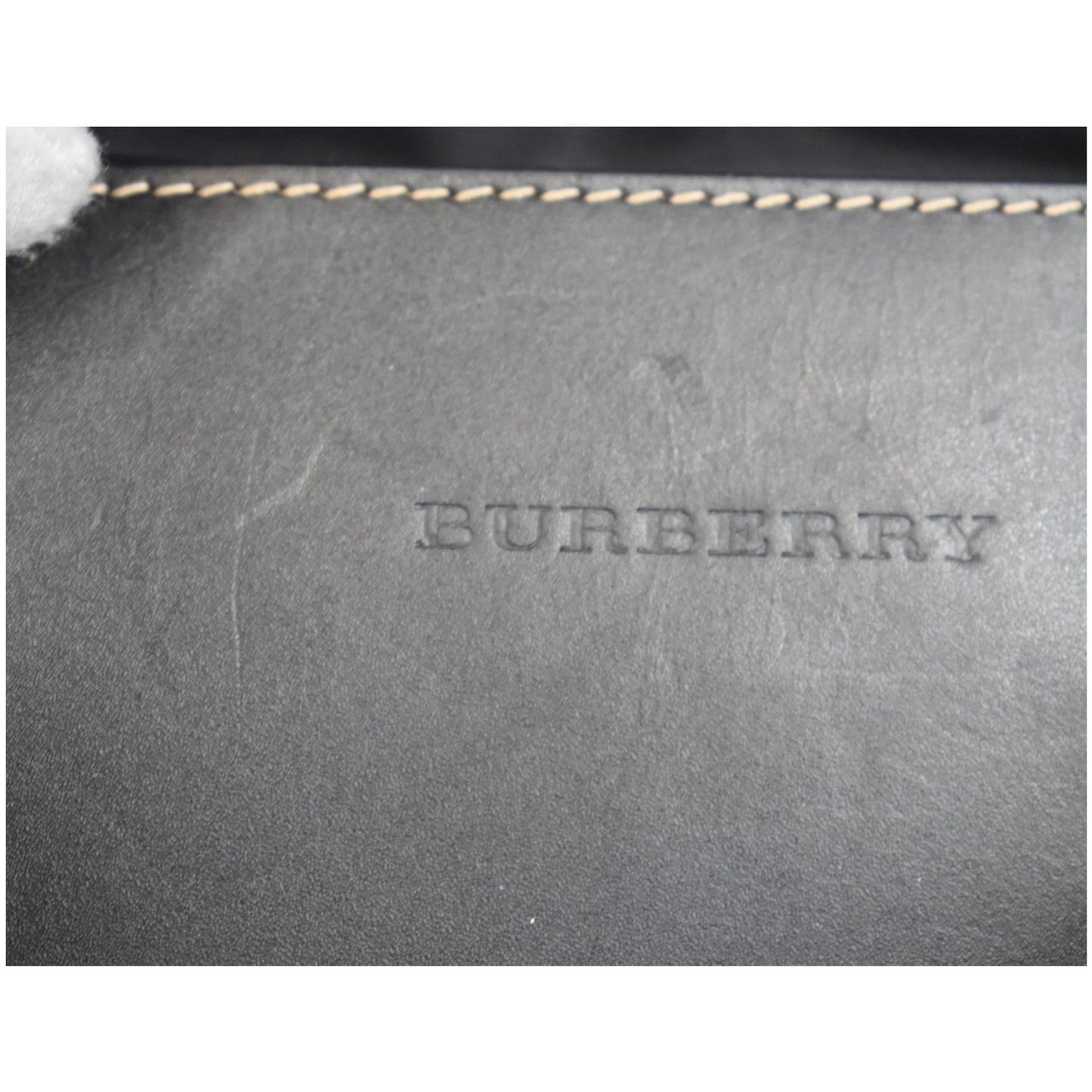 BURBERRY Vintage Check Canvas Medium Bum Bag Beige