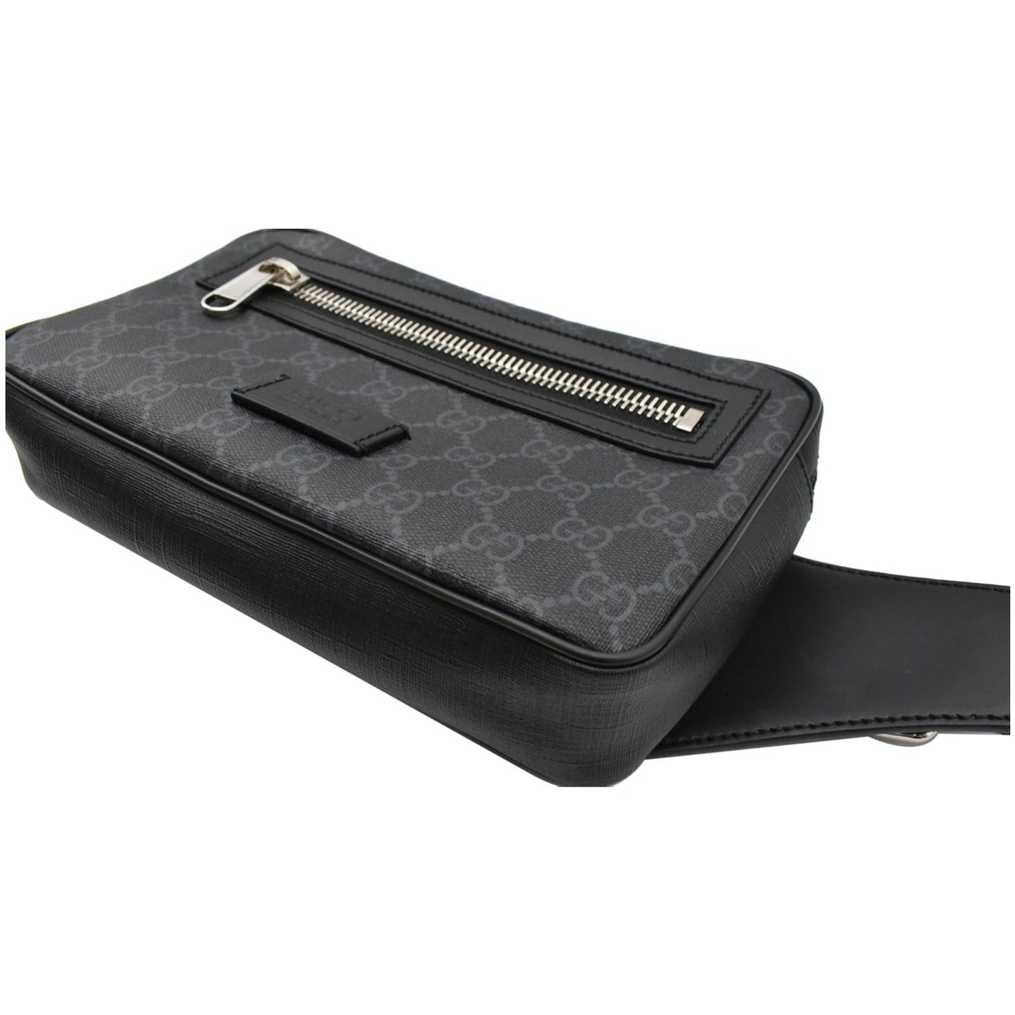 GUCCI GG Supreme Belt Bumbag Black 474293