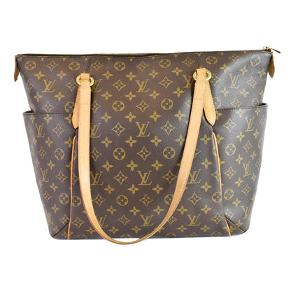 LOUIS VUITTON Totally GM Monogram Canvas Tote Shoulder Bag Brown