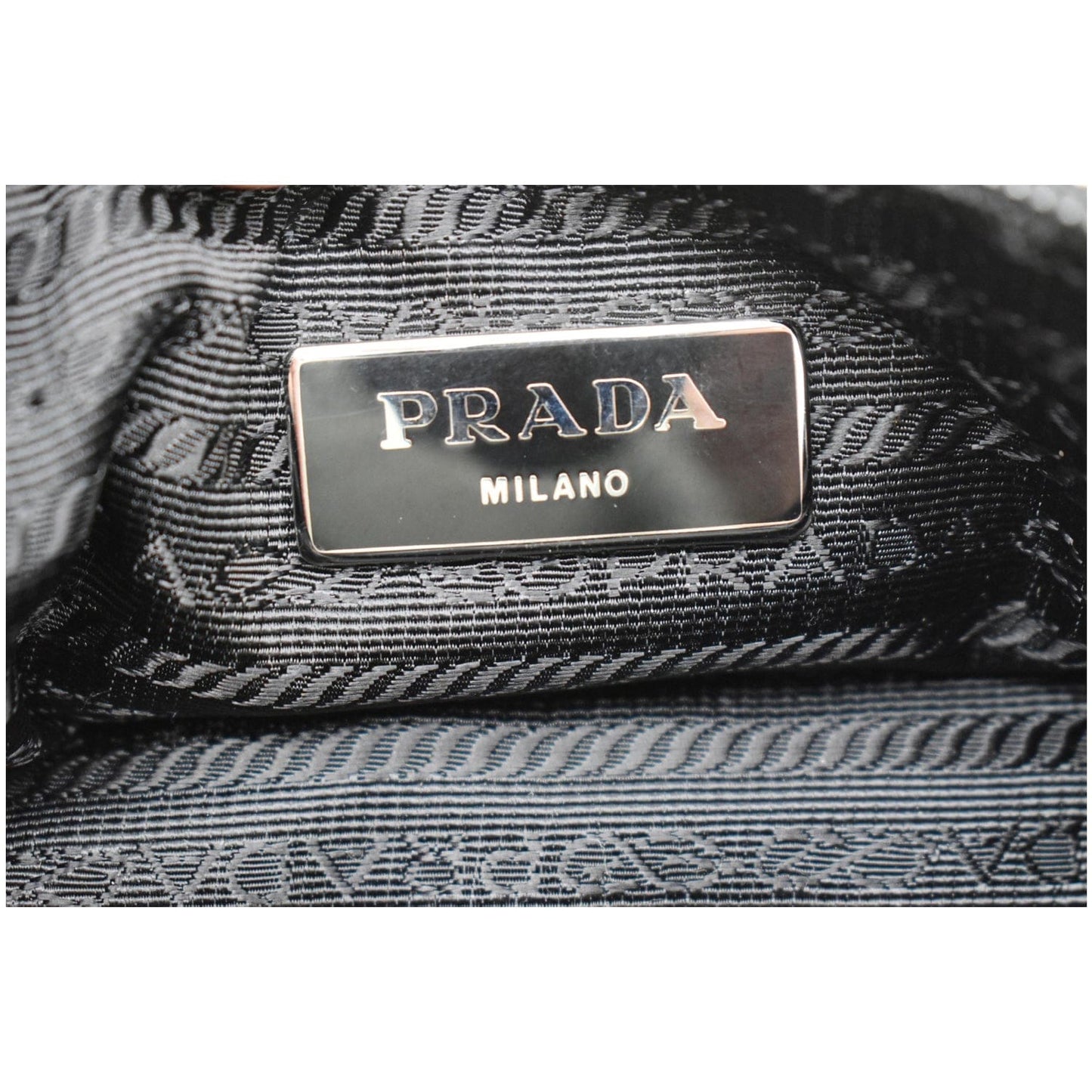 PRADA New Vela Cylindrical Nylon Shoulder Bag White