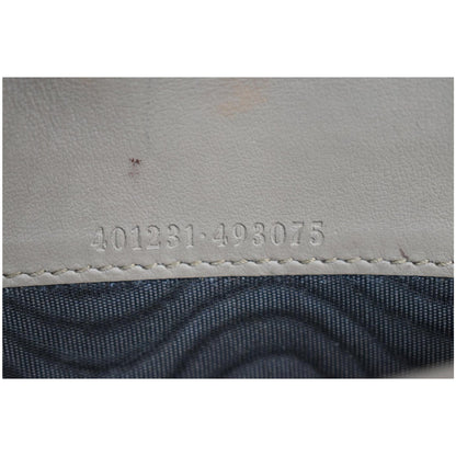 GUCCI Dionysus GG Supreme Crossbody Chain Wallet Beige 401231