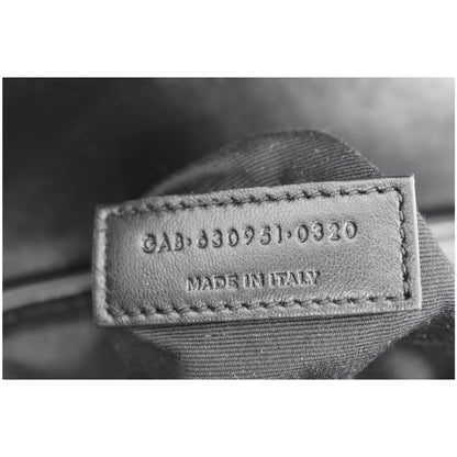 YVES SAINT LAURENT Loulou Toy Matelasse Leather Crossbody Bag Black