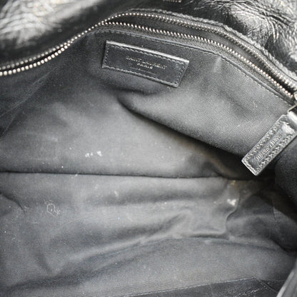 YVES SAINT LAURENT Niki Medium Leather Crossbody Bag Black - New Year Deals