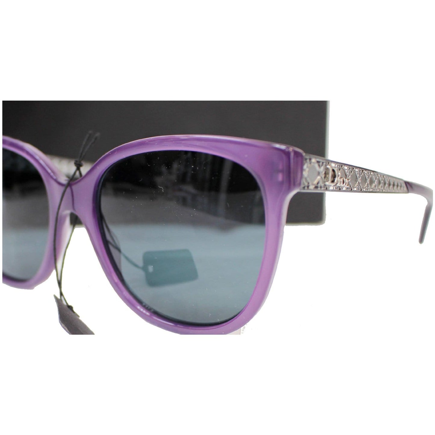Christian Dior Diorama Women DIORAMA3N V06 Violet Blue Sunglasses Grey Lens
