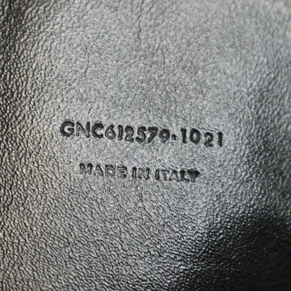 YVES SAINT LAURENT Mini Lou Grain De Poudre Camera Bag Black