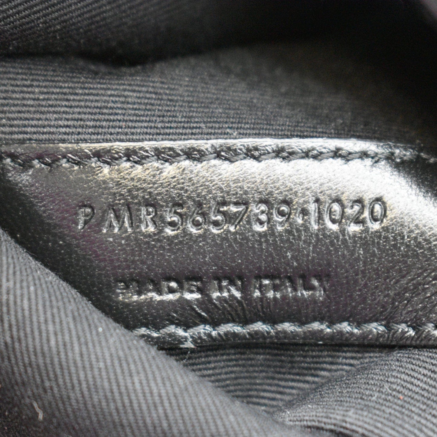 YVES SAINT LAURENT Uptown Envelope Grain De Poudre Leather Clutch Black