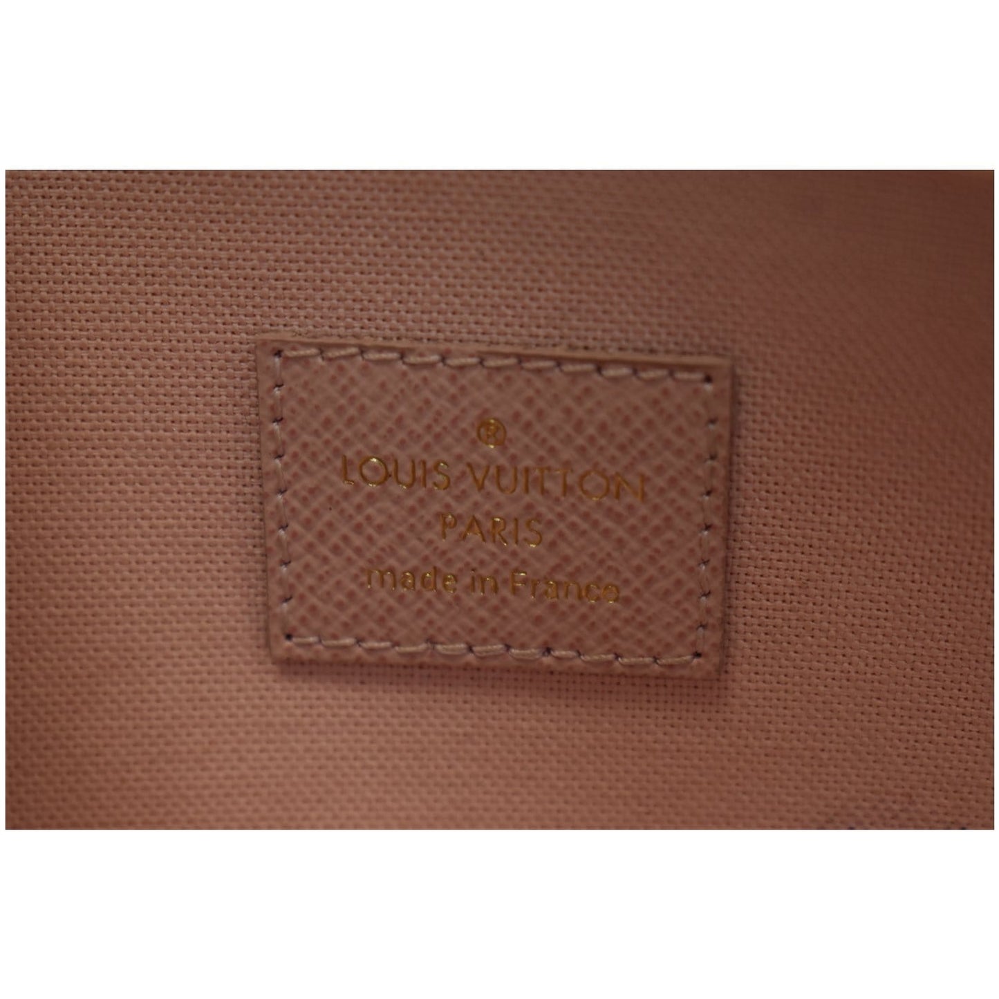 LOUIS VUITTON Pochette Felicie Damier Azur Crossbody Bag White