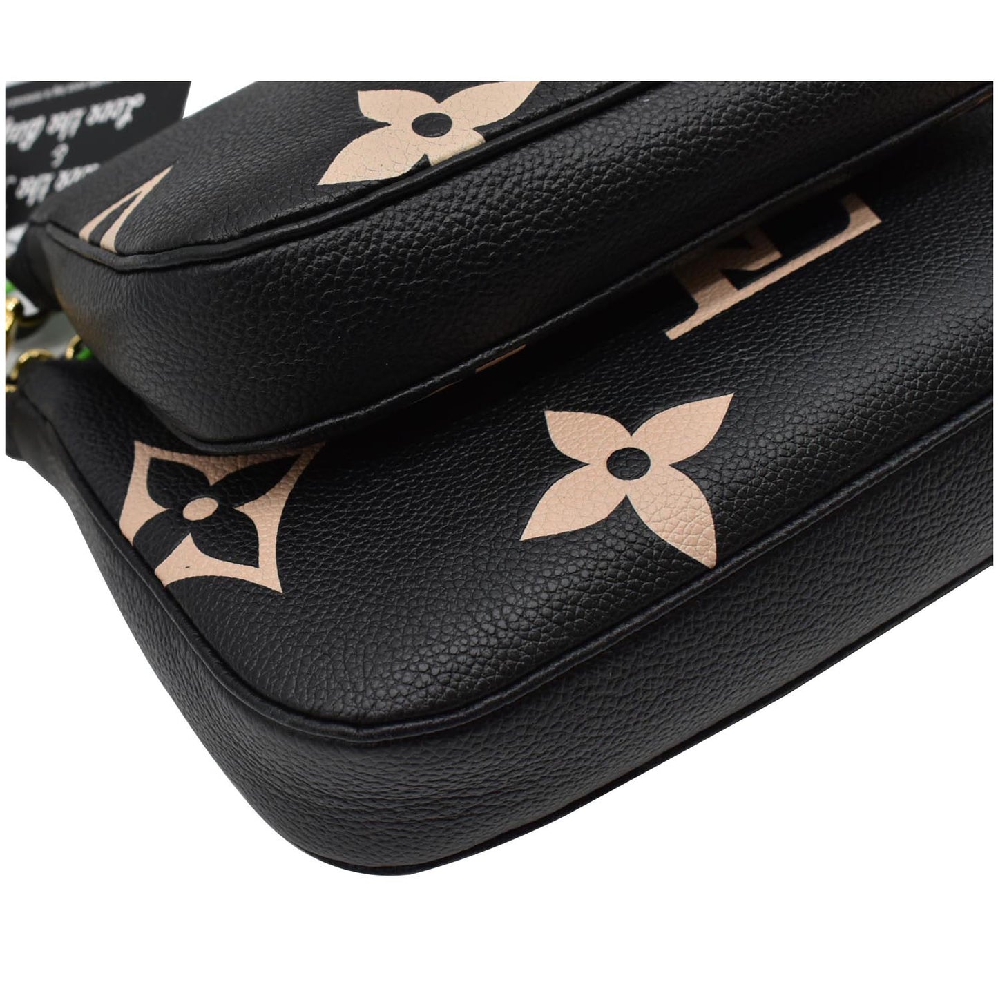 LOUIS VUITTON Multi Pochette Empreinte Leather Accessories Bag Bicolor