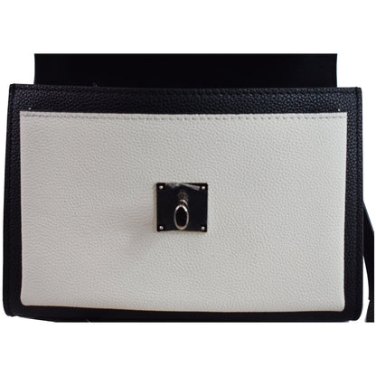 LOUIS VUITTON MyLockme BB Leather Crossbody Bag Black