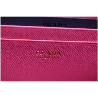PRADA Mini Saffiano Leather Chain Crossbody Bag Pink- Hot Deals