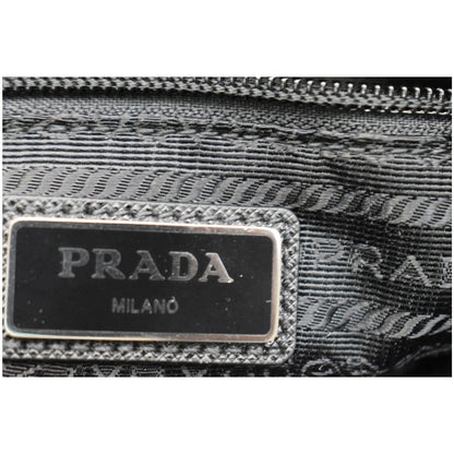 PRADA Re-Nylon Saffiano leather Crossbody Bag Black