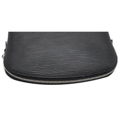 LOUIS VUITTON Epi Leather Pochette Cosmetic Pouch Black