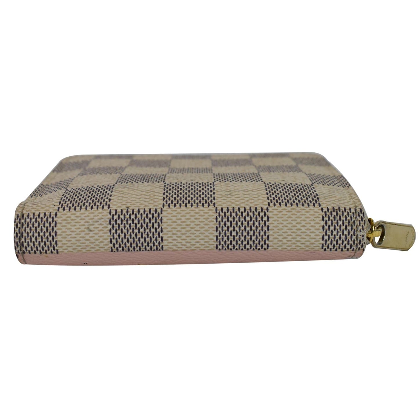 LOUIS VUITTON Birds Zippy Damier Azur Coin Purse White